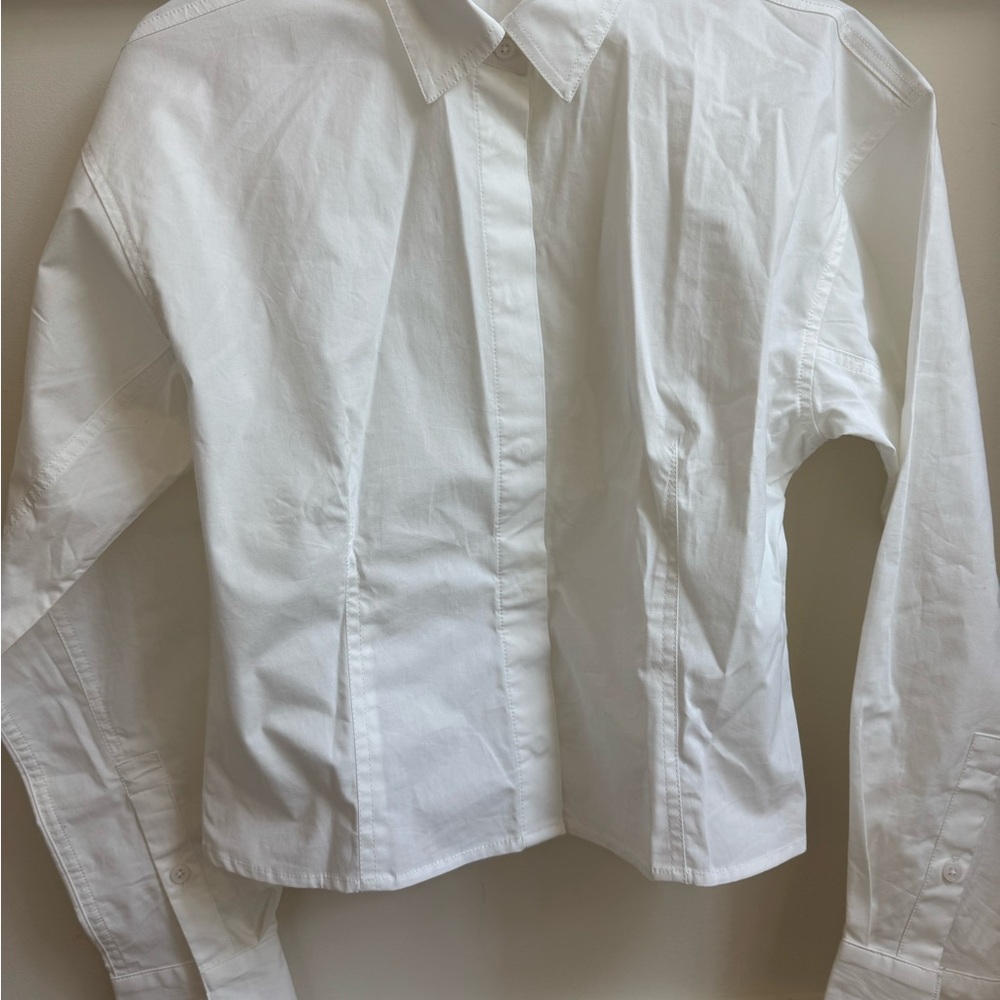 J. Crew White Button Down Shirt
